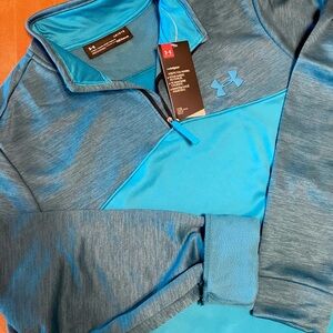 Men’s Under Armour Blue Performance Quarter-Zip Jacket